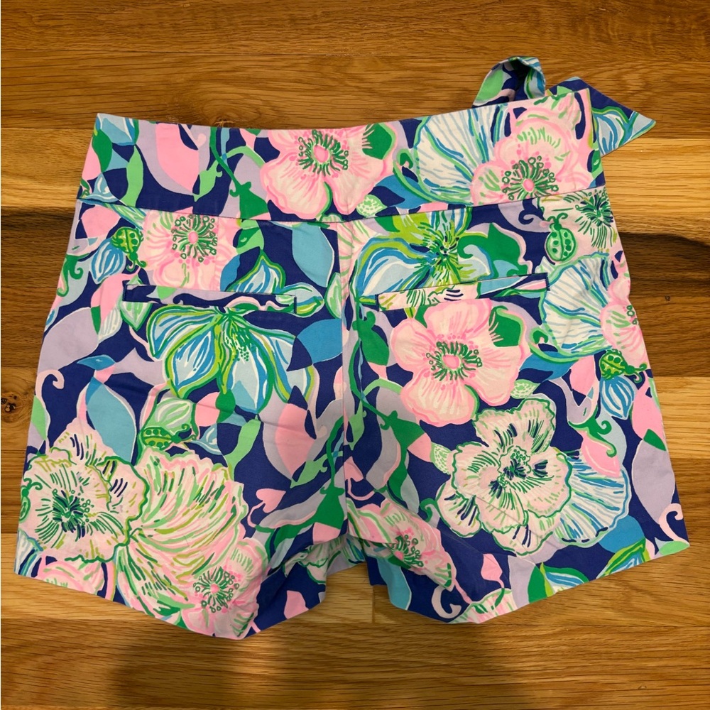 Lilly Pulitzer Blue and Pink Bermuda Shorts